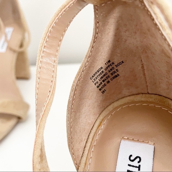 Steve Madden Carson Nude Heels Size 11 - Picture 3 of 6